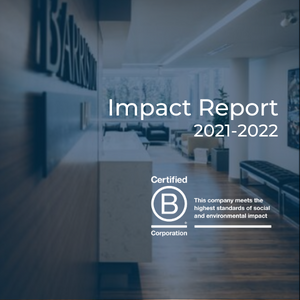 Image reads: Impact report, 2021-2022
