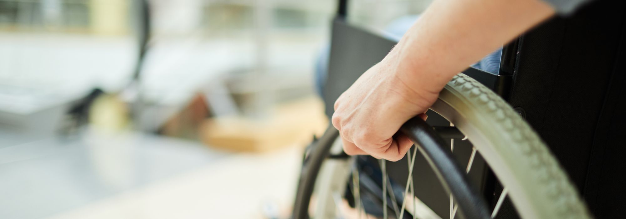 Person in a wheelchair