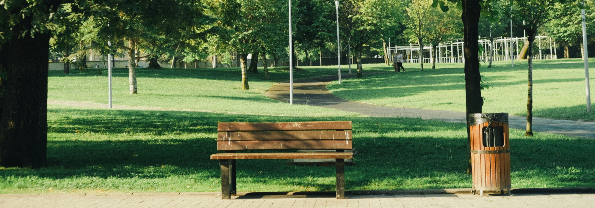 Photo of park bench