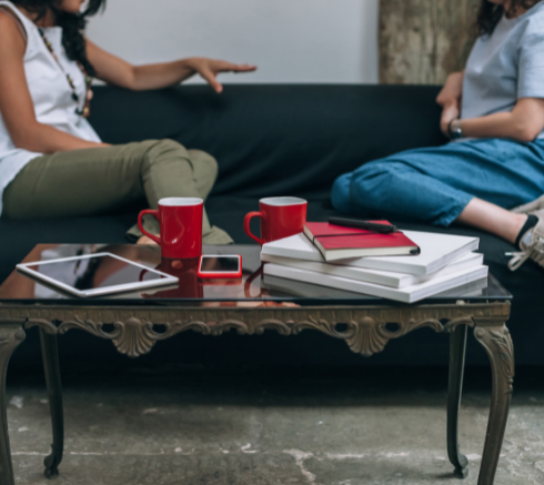 couple sitting on a couch together